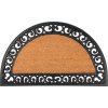Rohožka MagicHome RCP 100, pred dvere, Ornament, 45x75 cm, guma