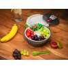 Obedár MagicHome, okrúhly, s vidličkou/lyžicou, 1200 ml, 21,1x9,7 cm