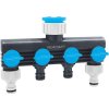 Rozbočovač AQUACRAFT® 550634, Premium, 4-way, Multi E, záhradný, na hadicu