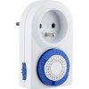 Časovač Strend Pro, mechanická spínací zásuvka, 220-240 V, Max. 3500 W