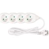 Kabel DG-F804B L-1.5 m, prodlužovací, bílý, 4x zásuvka, new edition