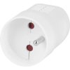 Zásuvka Strend Pro, na prodlužovací kabel, 250 V, IP20, 16A, bílá
