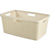 Kôš Curver® JUTE, 46 lit., béžový, 39x59x26 cm, na bielizeň, prádlo