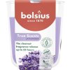 Svíčka Bolsius True Scents, levandule, 80x73 mm, ve skle