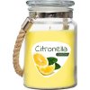 Sviečka Citronella, repelentná, v skle, 140 g, 85x105 mm