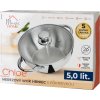 Hrnec Wok MagicHome Chloe, 26 cm, 5 lit., se skleněnou poklicí, nerez