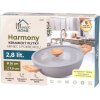 Hrnec MagicHome Harmony, mělký, se skleněnou poklicí, 26 cm