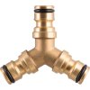 Rozbočovač GF121, typ Y, spojka 3-way, kovový, 3/4", zahradní, na hadici