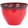Květináč Strend Pro, glazura, červený, 38x28,5 cm