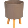 Květináč Strend Pro, barva Kávový prášek, 24,5x24,5x31 cm