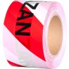 Páska Strend Pro, 80 mm, L-250 m, výstražná, červená/bílá, ČESKÝ nápis "VSTUP ZAKÁZÁN"