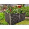 Záhon Strend Pro Garden, vyvýšený, 80x160x77 cm, kov, EXTRA PEVNÝ