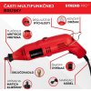 Brúska Strend Pro, mini, priama, vŕtanie a brúsenie, 130 W, s príslušenstvom, 210ks