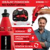 Brúska Strend Pro, mini, priama, vŕtanie a brúsenie, 130 W, s príslušenstvom, 210ks