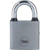 Zámok Yale Y111S/38/121/1, visiaci, železný, strieborný, 38 mm, 3 kľúče