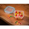 Dóza MagicHome Lunchbox Q804 400 ml, štvorcová, Clip