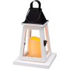 Lampáš MagicHome LW8823, 17x17x33 cm, LED, 3xAAA, drevo