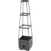 Kvetináč Strend Pro Herrison FP8018, s opornou vežou, 250x250x1050 mm