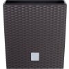 Květináč RATO LOW s vkladen 20 cm - barva: umbra