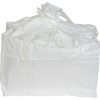 Vak BigBag TSF2, 68x35x46 cm, PP, 2 uši, biely, vrece šnúrovacie, rovné dno, max. 100 kg, záhradný