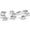 Nažehlovací kamínky hotfix čtvereček celoplošné broušení 4x4 mm (Varianta crystal, Balení 2 g)