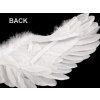 Karnevalová sada - anděl, péřová křídla (Varianta bílá, Balení 1 sada)