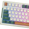 Bezdrátová mechanická klávesnice Royal Kludge RKH81 RGB, Sky cyan switch (zelený) (QWERTY)