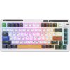 Bezdrátová mechanická klávesnice Royal Kludge KZZI K75 pro RGB, Eternity Switch (černá a bílá) (QWERTY)
