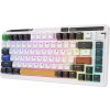 Bezdrátová mechanická klávesnice Royal Kludge KZZI K75 pro RGB, Moment Switch (černá a bílá) (QWERTY)