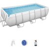 Bazén Bestway Power Steel 56442, filtrace, žebřík, dávkovač, 40f4x201x100 cm