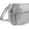 Dámský batoh / kabelka 2v1 21x24 cm (Balení 1 ks, Varianta 1 stříbrná)