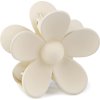 Skřipec do vlasů květ (Balení 1 ks, Varianta 1 krémově bílá)
