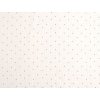 Mušelín / dvojitá gázovina puntíky (Balení 1 m, Varianta Off White)