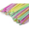 Chlupaté drátky na tvoření pastelové Ø6 mm délka 30 cm (Balení 30 ks, Varianta mix pastelový)