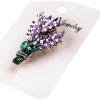 Brož s broušenými kamínky levandule (Balení 1 ks, Varianta fialová sv.)
