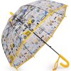 Chlapecký průhledný vystřelovací deštník auta (Balení 1 ks, Varianta 1 žlutá)