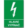 Hlavní vypínač 2 (Verze Samolepka 148 x 210 mm (A5) tl. 0.1 mm - Kód: 14190)