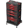 Box QBRICK® System ONE Workshop - Cart, 3x Toolbox, 4 dílná sada boxů na nářadí