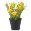 Umělé narcisy v květináči (Balení 1 ks, Varianta žlutá)