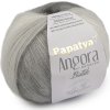 Pletací příze Papatya Angora Batik 100 g (Balení 1 ks, Varianta 1 (01) šedá světlá)
