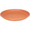Podložka pod květináč ICS ERICA kulatá, barva terakota, plast, 55 cm