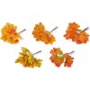Umělé listy na drátku 10 ks (Balení 1 svaz., Varianta 1 oranžovožlutá)