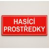 Hasicí prostředky (Verze Samolepka 210 x 80 mm tl. 0.1 mm - Kód: 05510)