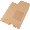 Papírová krabice s průhledem (Balení 1 ks, Varianta hnědá přírodní)