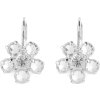 Náušnice jablonecká bižuterie květ (Balení 1 pár, Varianta 2 crystal)