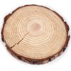 Přírodní dřevěné kolečko / podložka k domalování a dotvoření 2. jakost (Balení 1 ks, Varianta 1 (Ø14 cm) přírodní)