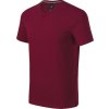 Action V-neck 700 Tričko pánské (Velikost S, Barva garnet)