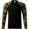 Camouflage LS 166 Triko unisex (Velikost XS, Barva camouflage gray)