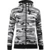 Camo Zipper C20 Mikina dámská (Velikost XS, Barva camouflage gray)