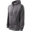 Trendy Zipper 410 Mikina pánská (Barva bílá, Velikost S)
